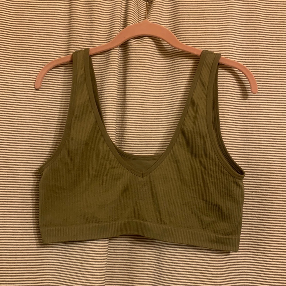 Colsie reversible ribbed bralette